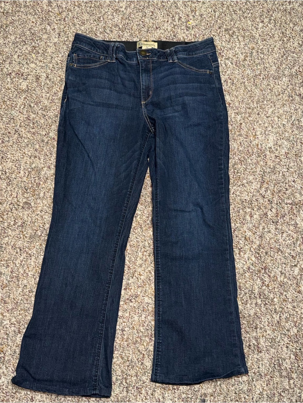 Women's size 14 wide leg Democracy jeans Dark Blue Women's Bootcut Jeans